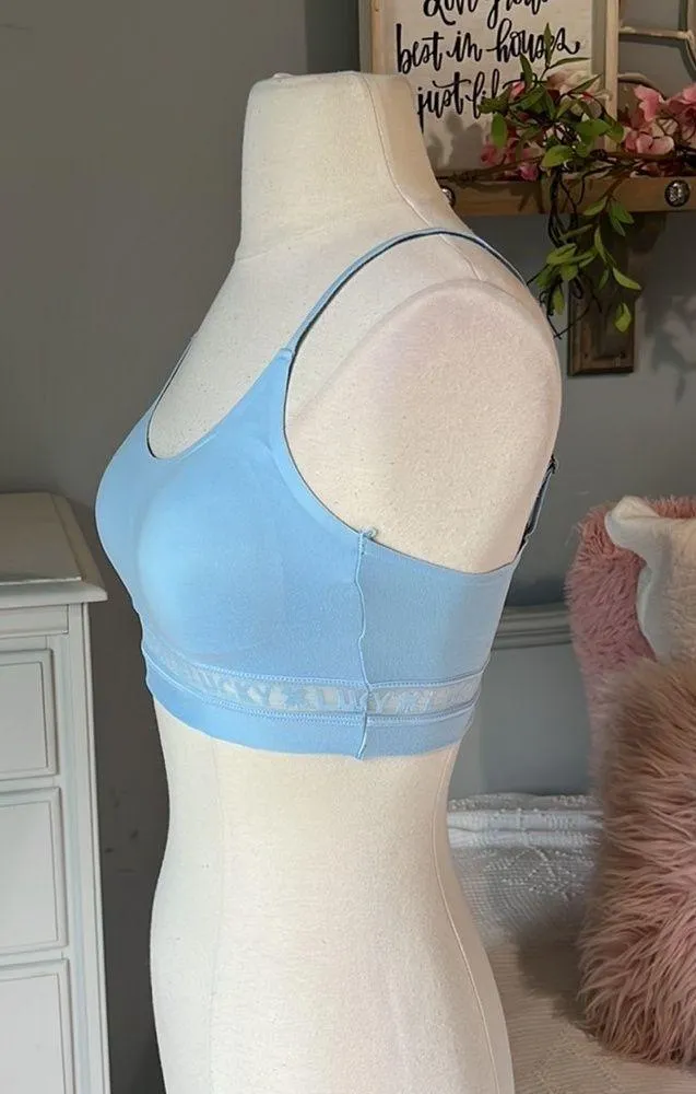 Lucky Brand Bra Baby Blue Comfy Adjustable Strsp Padded Womens Small - Image 4