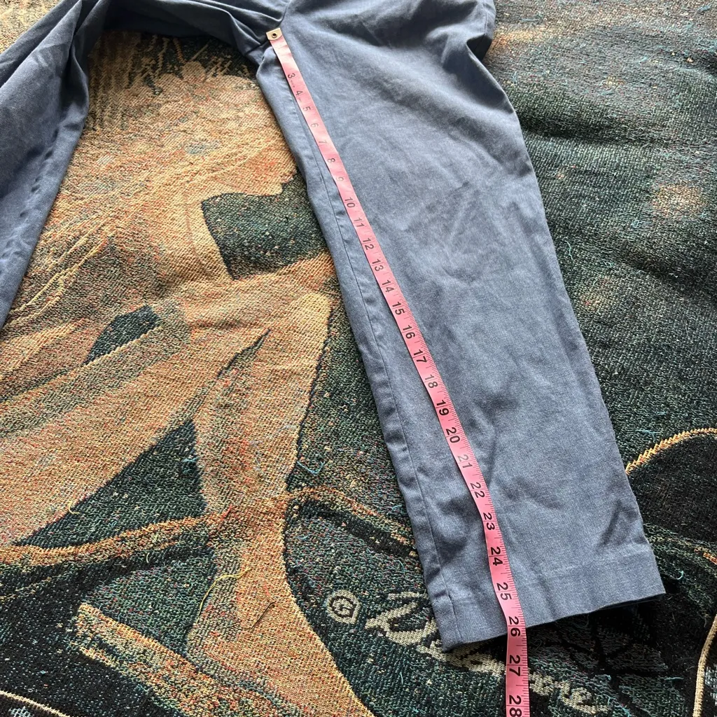 LOFT The Riviera Slim Ankle Pants Women’s 6 Blue High Waist Workwear Casual Chic - Image 11