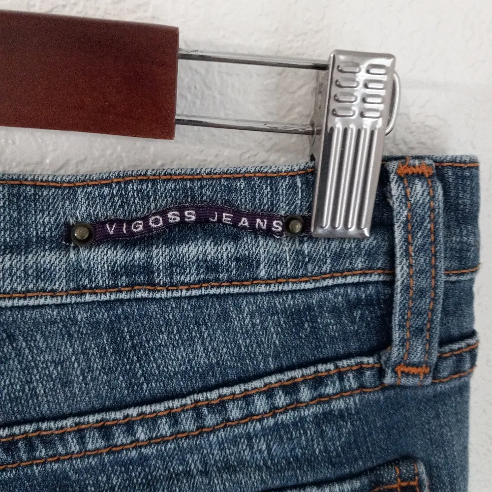 Vigoss 33x32 11 Riveted Flap Stitched Pocket Flare Leg Jeans - Image 8