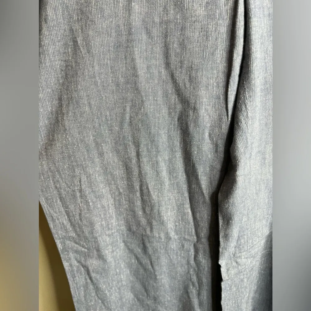 Banana republic size 12 wide leg pant Martin fit blue tweed - Image 8