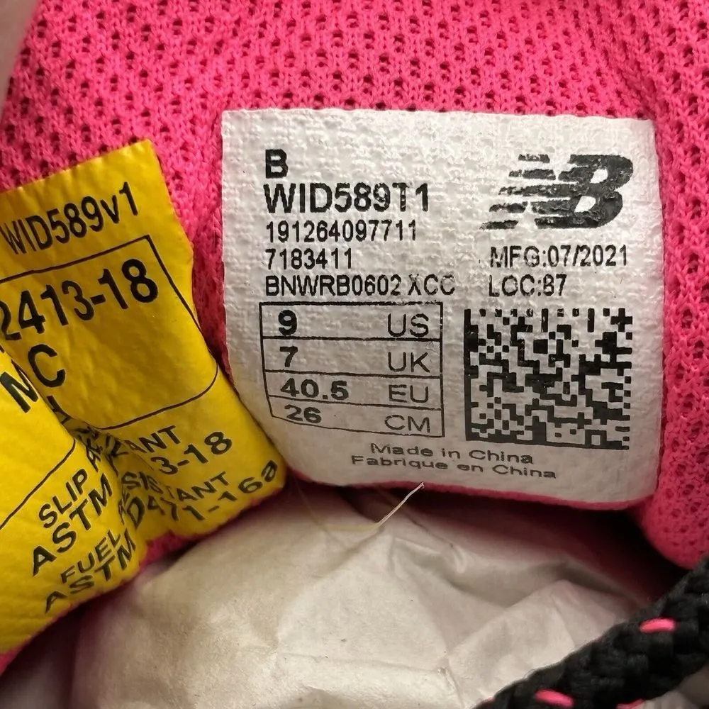 New Balance Womens WID589T1 Gray/Pink Safety Work Shoes Size 9 B Composite Toe - Image 8