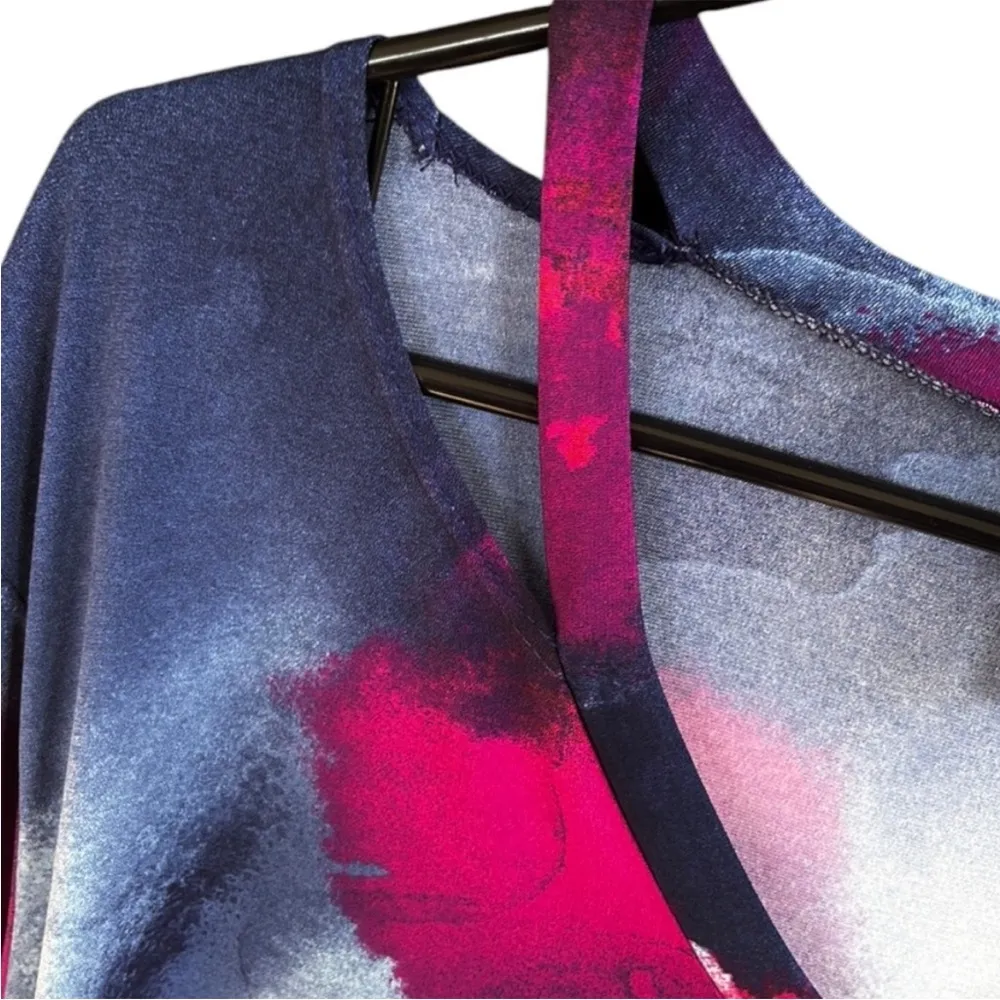 EUC Clara Sun Woo Asymmetric Hem Tunic Top Size 2X - Image 3