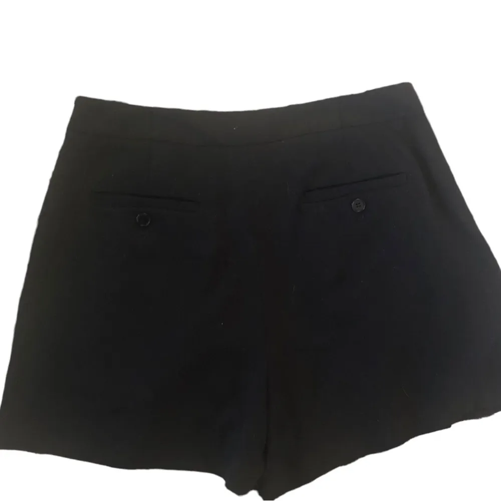 Theory Shariann Intellect Pleated Shorts Black Sz. 8 Dressy Pockets REVOLVE - Image 2