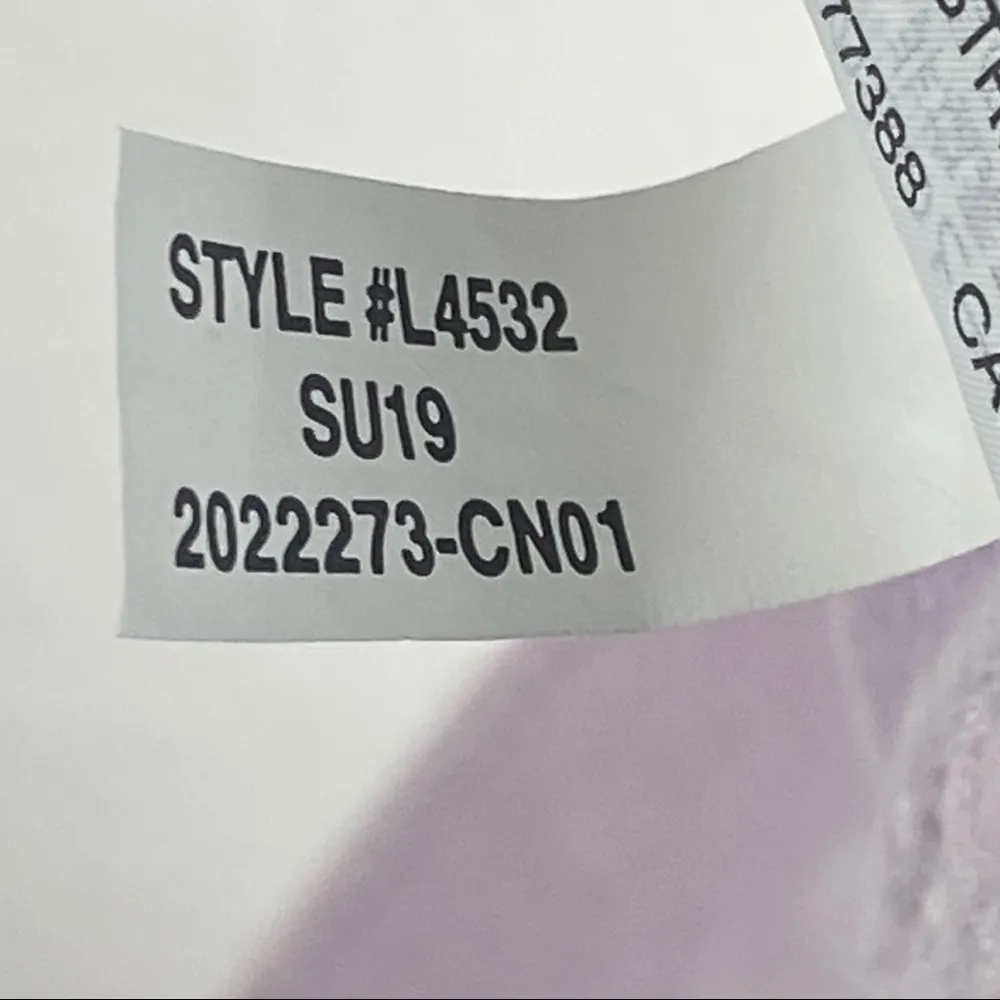 MADEWELL Rigid Denim A-Line Raw Hem 100% Cotton Marble Lilac Mini Skirt Size 32 - Image 5