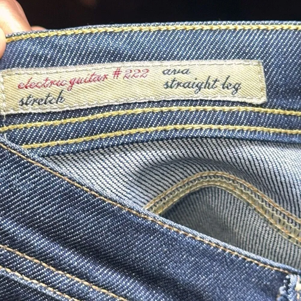 Citizens Of Humanity Ava Jeans In Electric Guitar 222 Straight Dark - Image 4