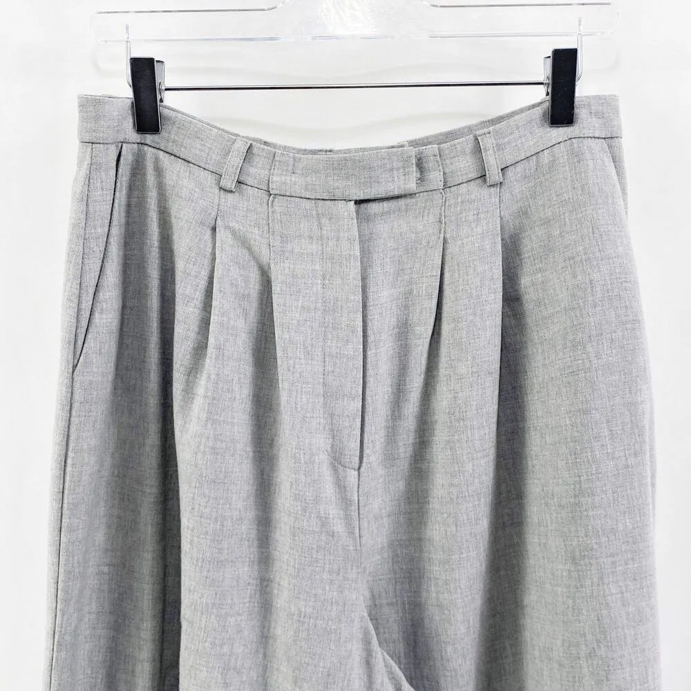 VALERIE STEVENS 90s Vintage Gray Cropped Palazzo Style Jogger Pants - Image 7