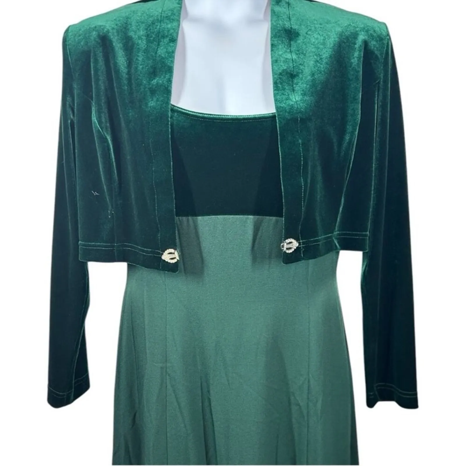 Vintage Scott McClintock Emerald Velvet 2 - Image 3
