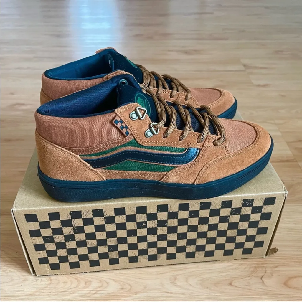 Vans Skate Zahba Mid Shoe Ginger Root Women 9.0US Mens 7.5US - Image 8