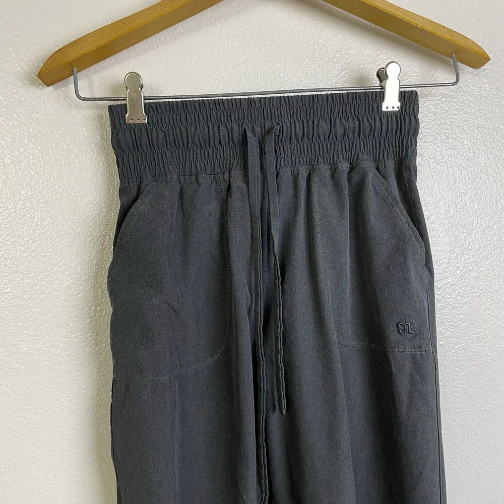 Albion Fit Destination Jogger Pants XS Gray Womens Running Pull On Elastic Gym - Image 3