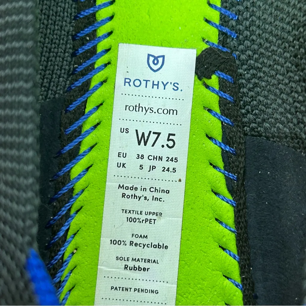 ROTHY’S The Point Gray Camo Camouflage Pointed Toe RETIRED Flats Size 7.5 - Image 11