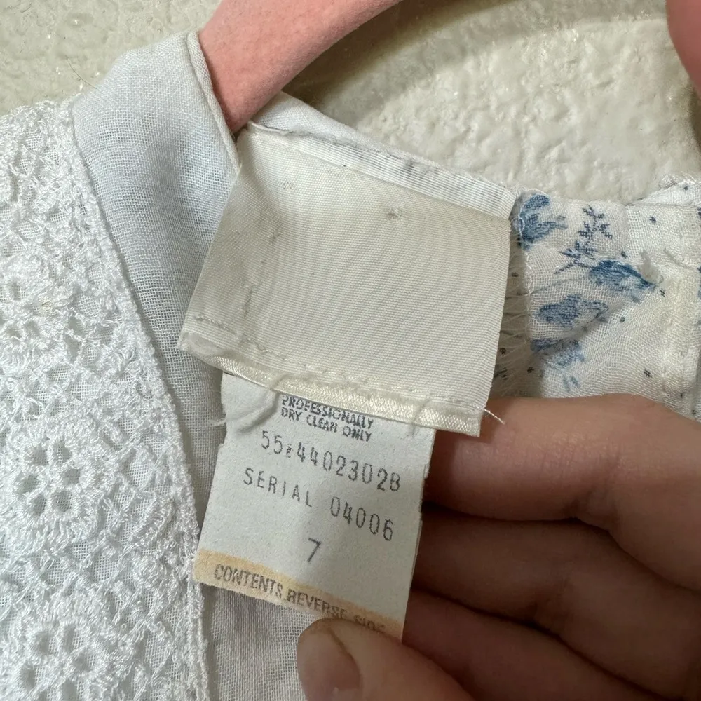 RARE 1960s Gunne Sax Boho Cottagecore Fairycore Peasant Dress - Image 11