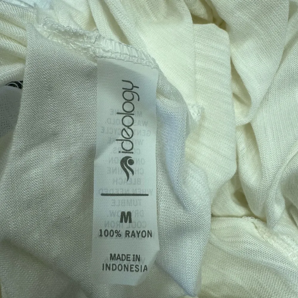 Ideology NWT  WOMENS WHITE TWIST OPEN BACK TEE MEDIUM - Image 6