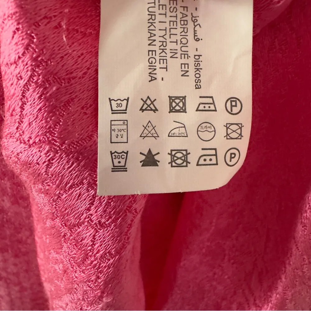 Zara snake print Satin hot Pink Slip Dress faux wrap spaghetti straps mini party - Image 12