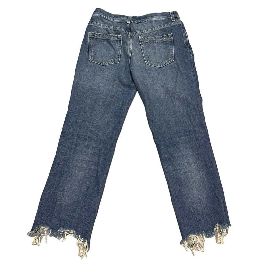 Free People We The Free Maggie Mid Rise Straight Jeans In Sequoia Blue Size 26 - Image 7