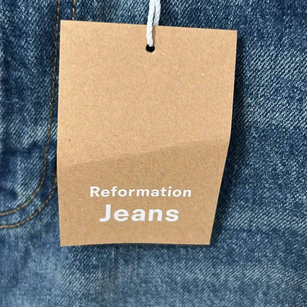 Reformation Elan Ultra High Rise Straight Leg Jeans - Image 8