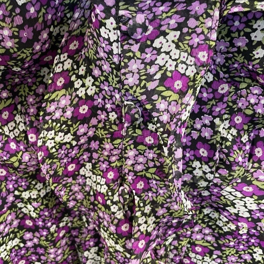 rabbit rabbit rabbit‎ DESIGNS Size 10 DRESS Purple Floral - Image 4