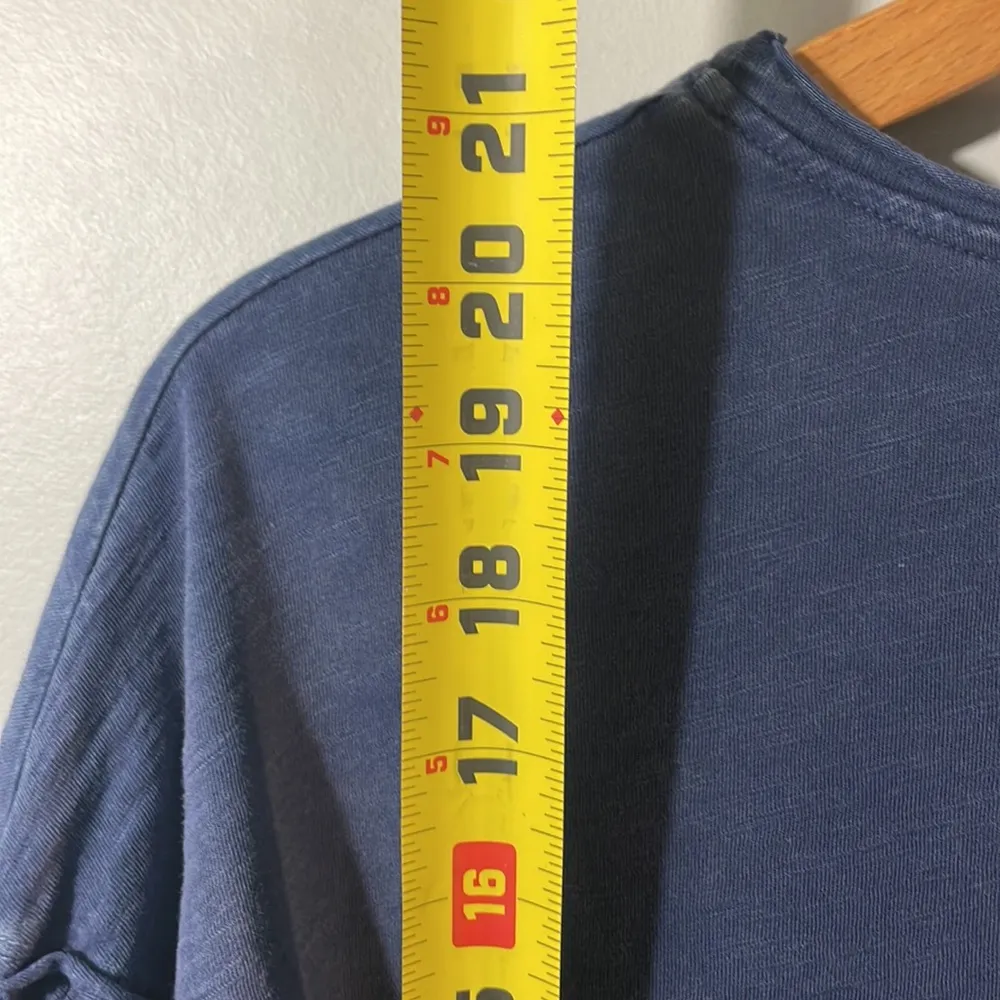 Altar’d State blue ruffled long sleeve top with raw edges in size xs - Image 8