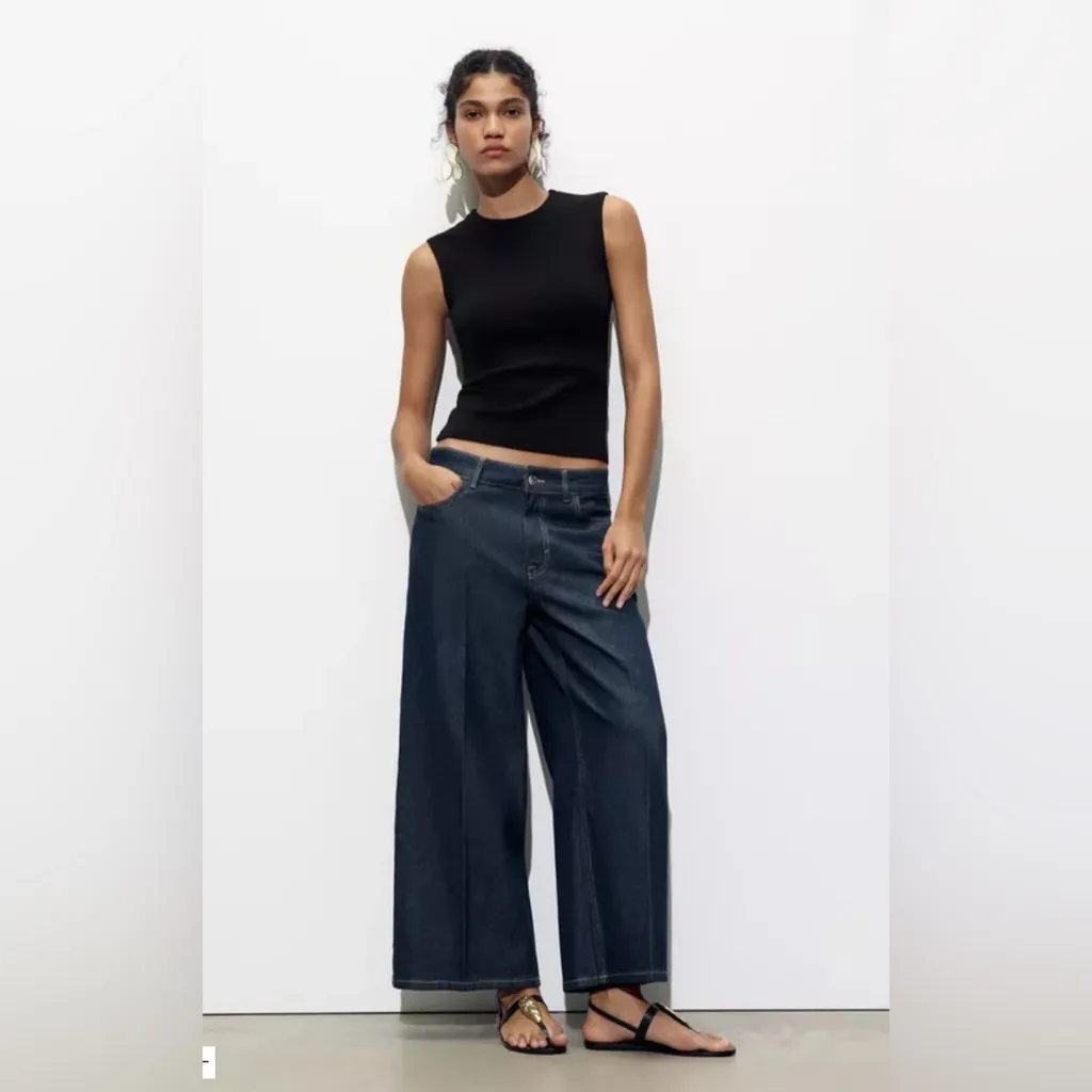 🏷️🖤NWT ZARA Sleeveless Knit Tank Size L - Image 3