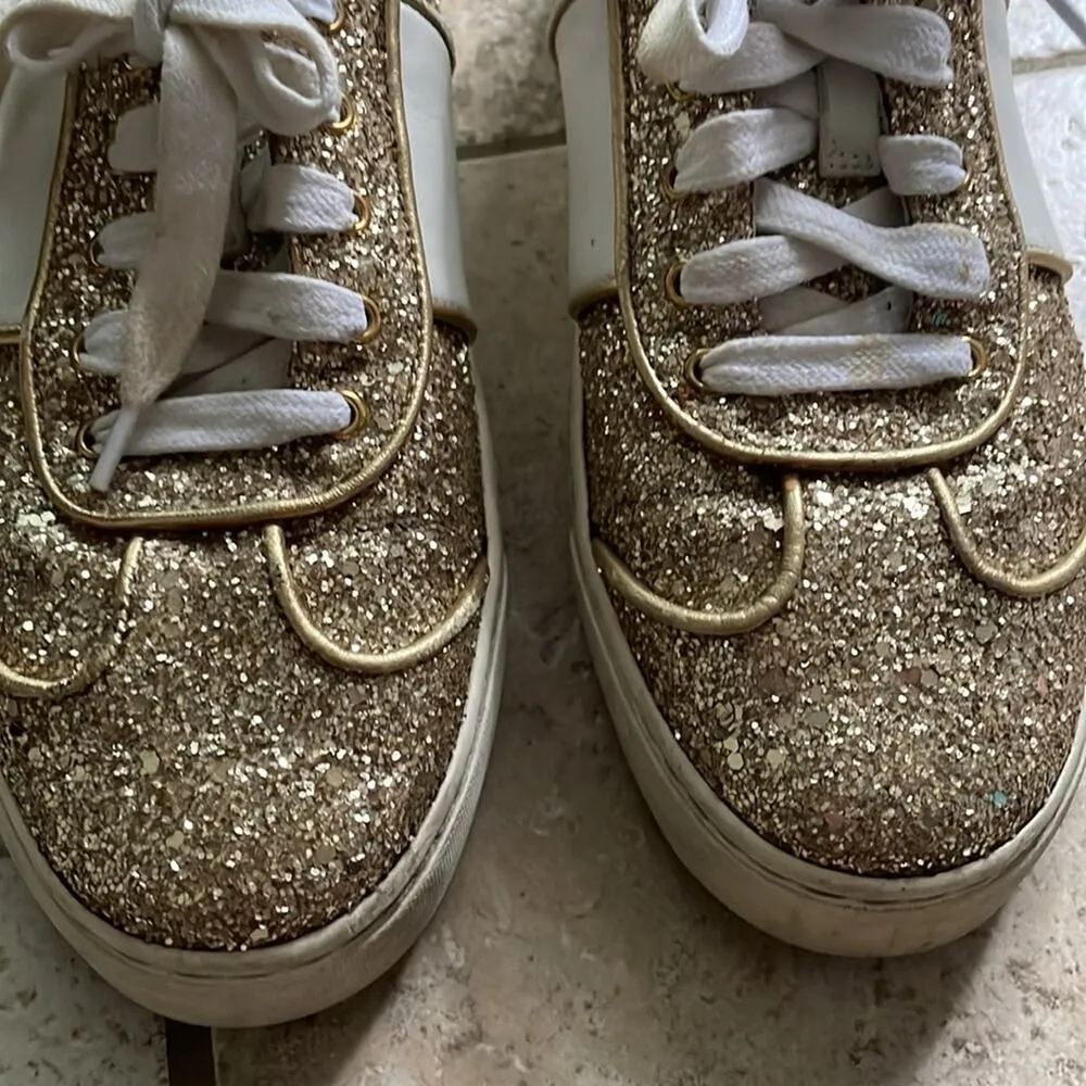 VALENTINO GARAVANI Glitter Flycrew Sneakers - Image 4