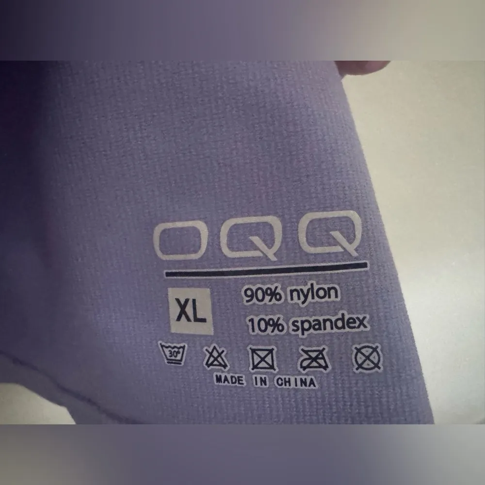 NEW OQQ Purple Summer colorful nylon ribbed Tank Top XL - Image 2