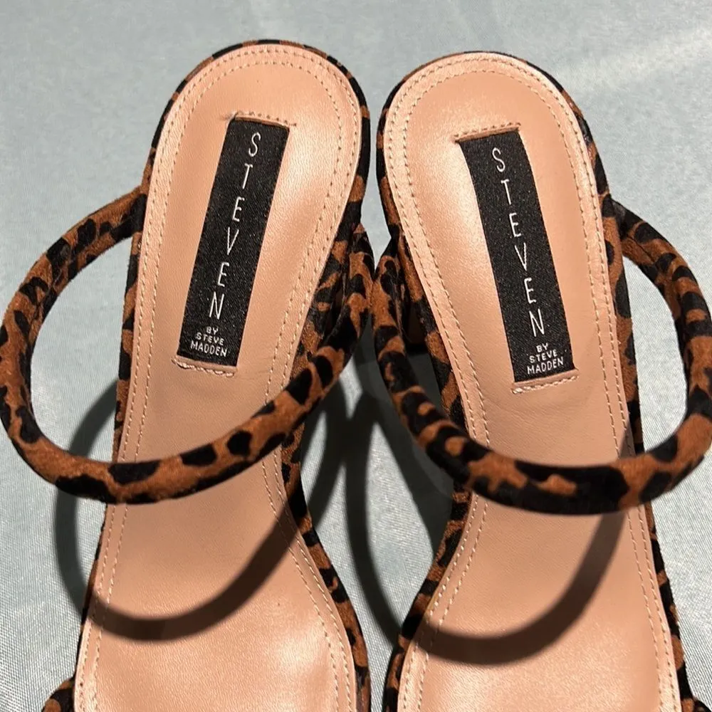 Steven by Steve Madden "Jersey" leopard heel Size 8.5 B41 - Image 4
