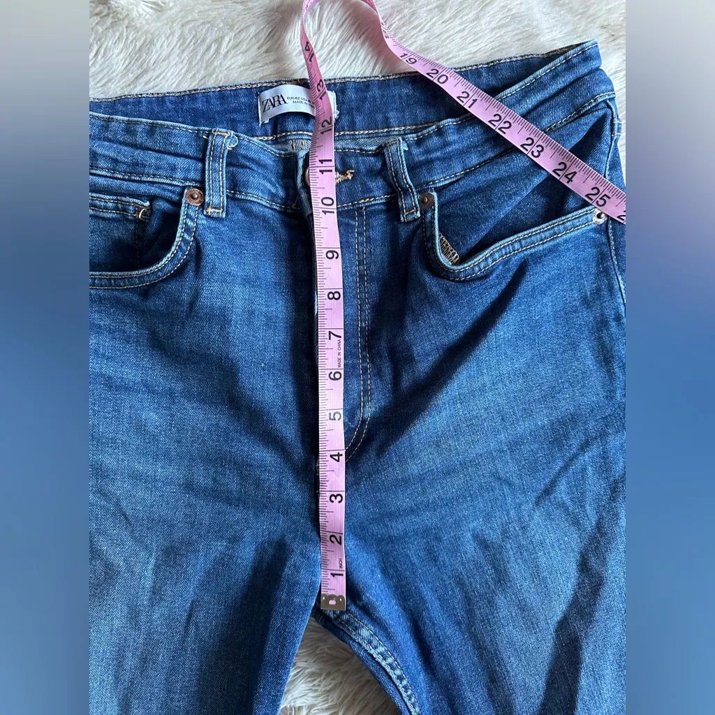 Zara Bootcut Medium Wash Jeans Size 10 - Image 6