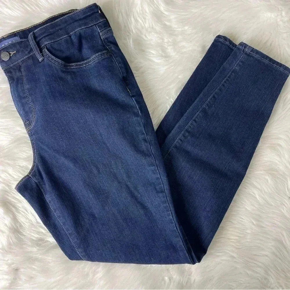 NYDJ Not Your Daughter’s Jeans Skinny Fit Dark Wash Size 8 Lift Tuck Denim - Image 3