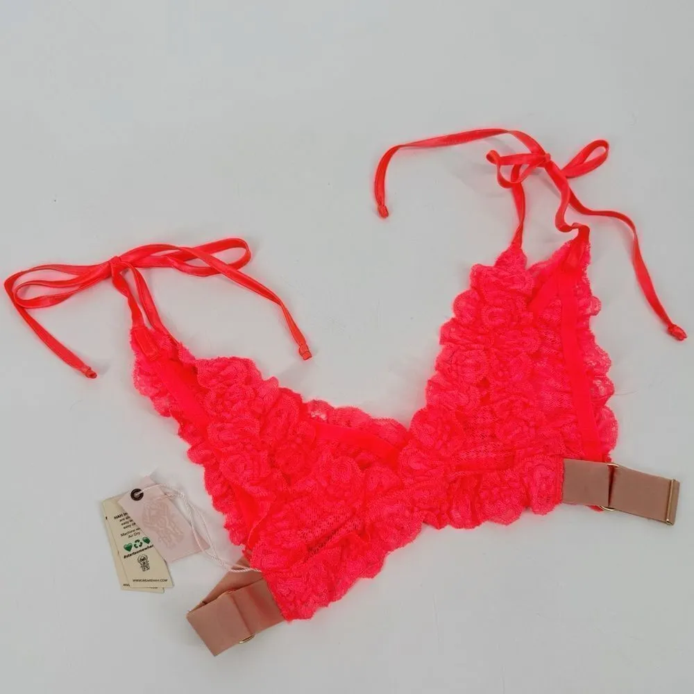 Free People x HAH Flip HAHround Bra‎ Fried Salmon XS  NWT - Image 7