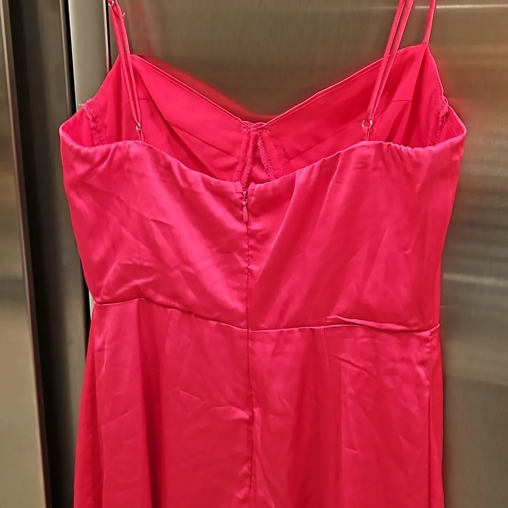 💕ASTR💕 Bustier Satin Dress ~ Barbiecore Fuchsia Small S NWOT - Image 12