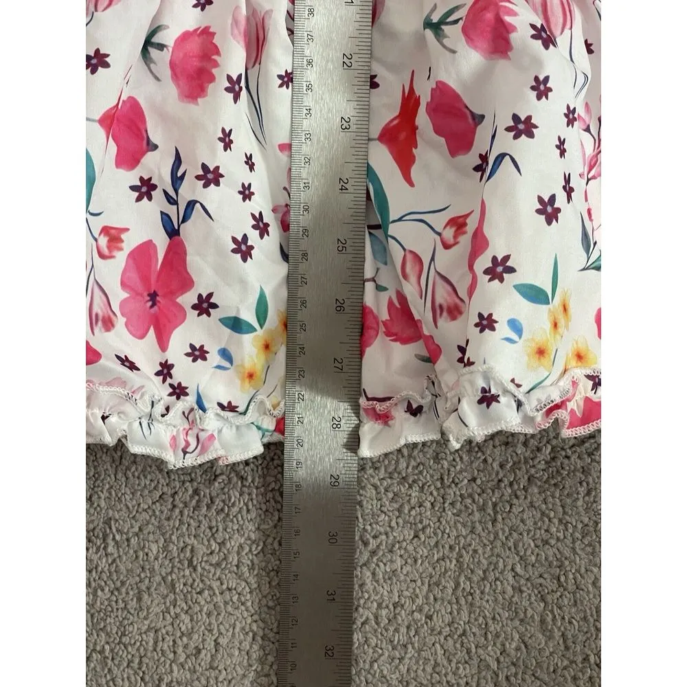 City‎ Chic Enthrall Me Maxi Dress Dusty Rose Pink And White Flowers Size L - Image 9