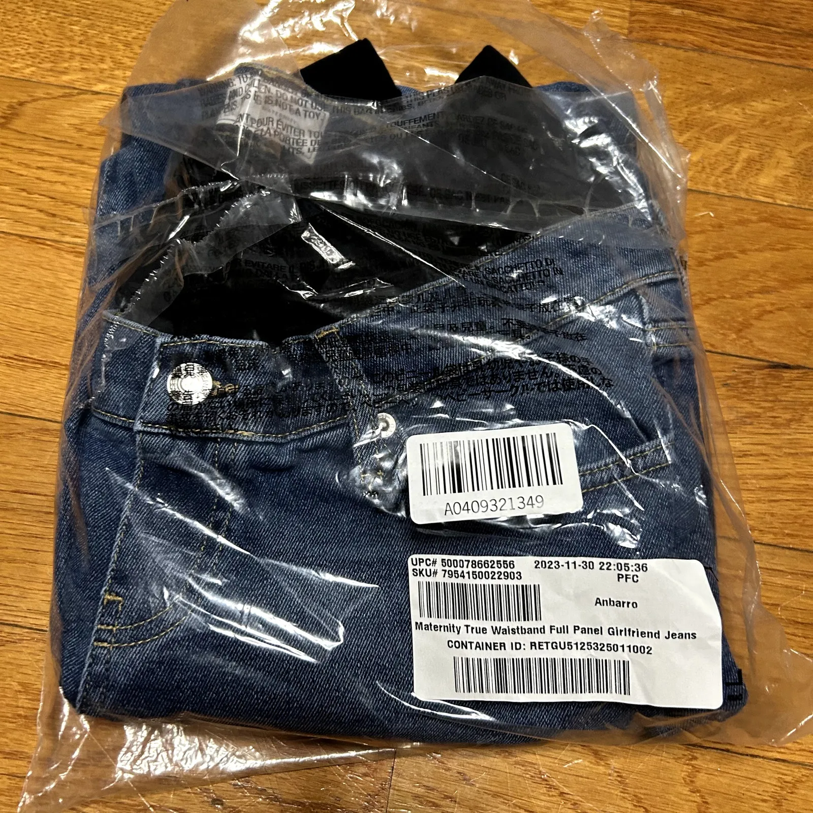 Gap Jeans Maternity True Waistband Full Panel Girlfriend Jeans Womens Size 29 8L Blue - Image 4