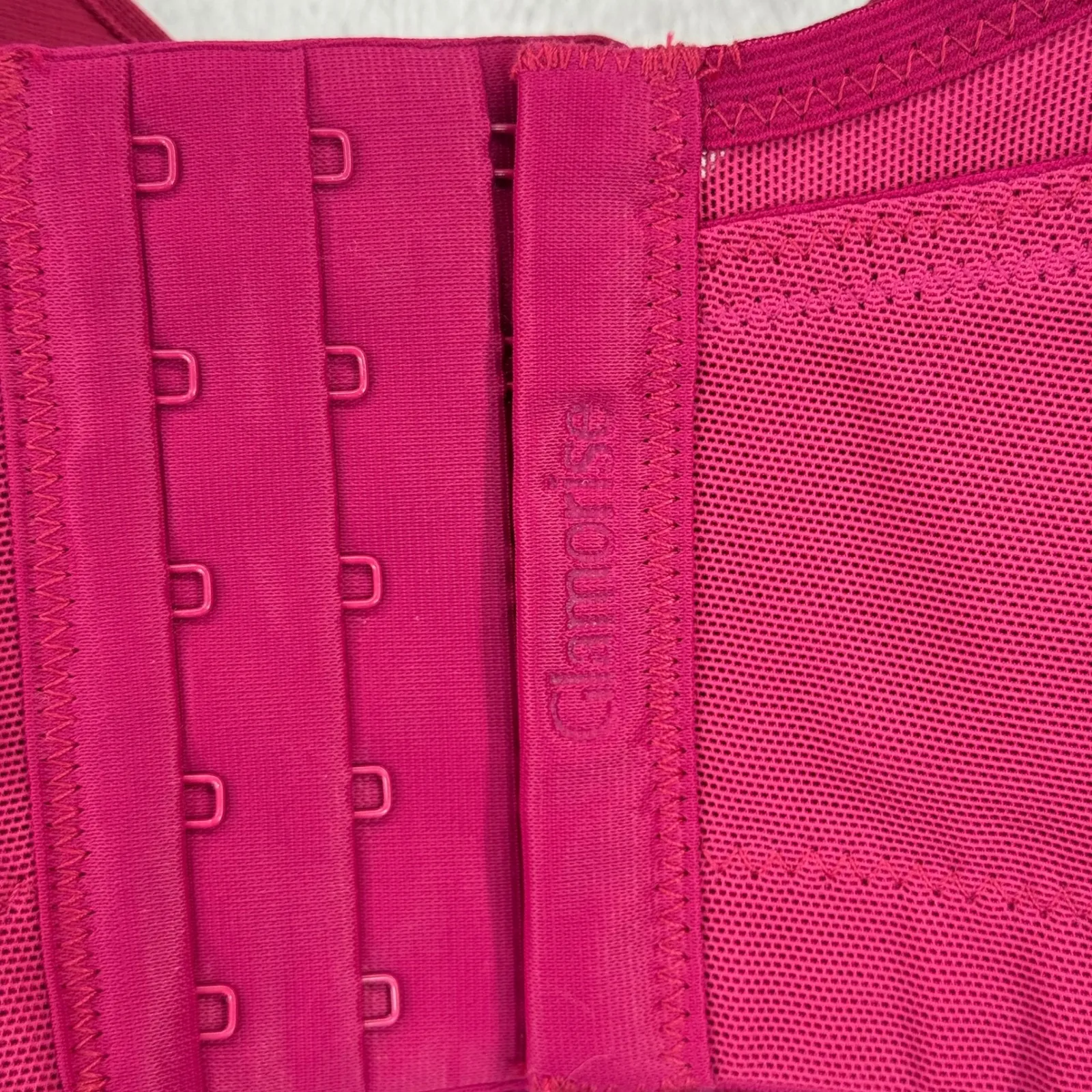 Glamorise Sport Bra‎ Wireless Full Figure Plus Size 40D Active Support Red - Image 3