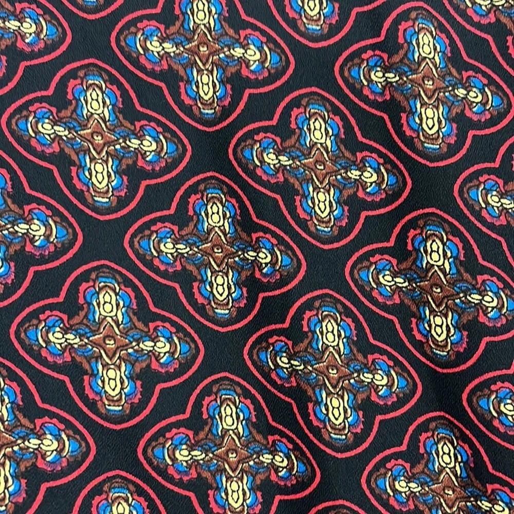 Free Press XS Red and Black Open Back Long Sleeve Lined Romper - Image 9