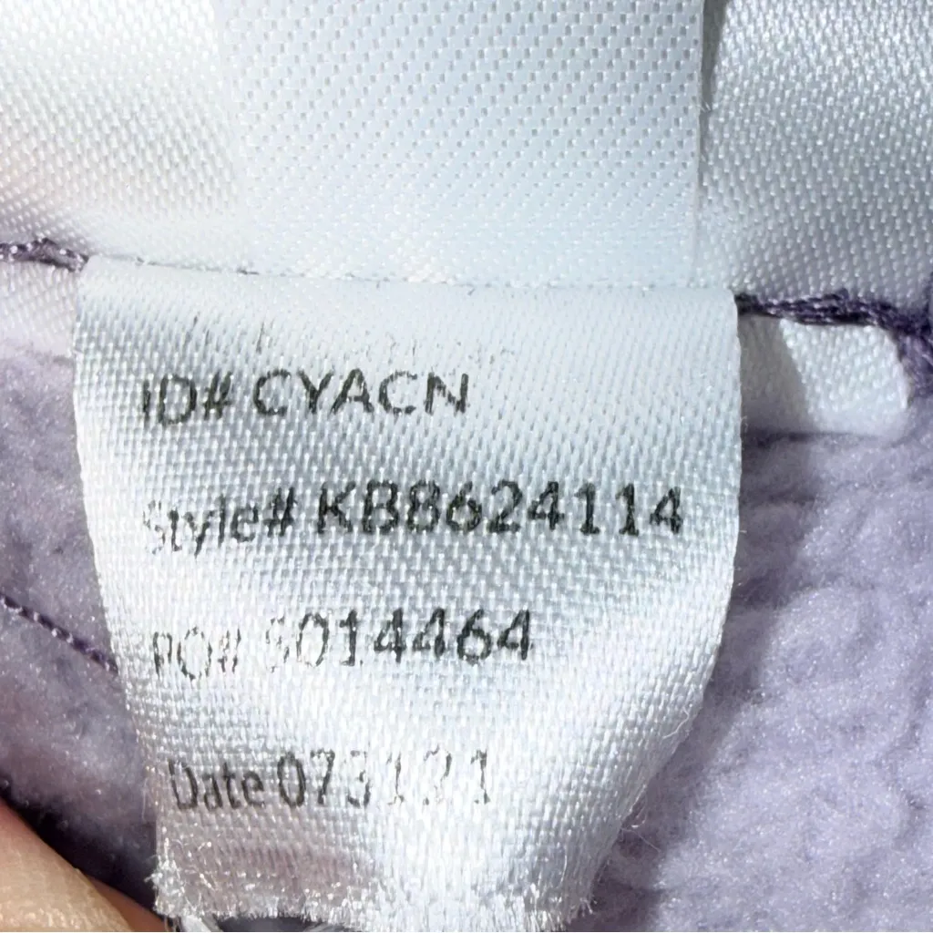 Koolaburra by UGG Women’s Dark Purple Plush Bathrobe with Belt size medium - Image 11