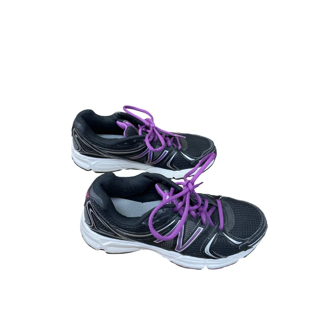New Balance 490v2 Womens black purple Running sneakers size 8 SKU 8784 - Image 4