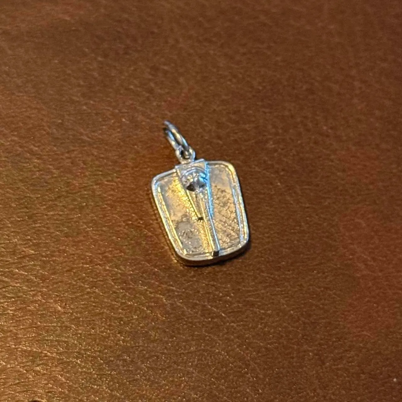 Vintage Sterling Silver Weight Scale Pendant/Charm - Image 2