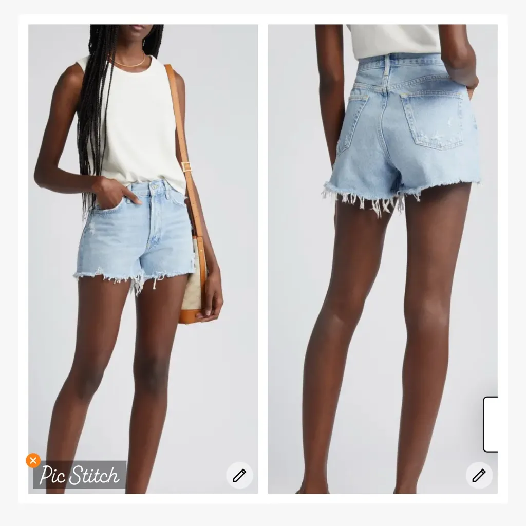 Agolde Parker Cut Off Shorts Swapmeet - Image 3