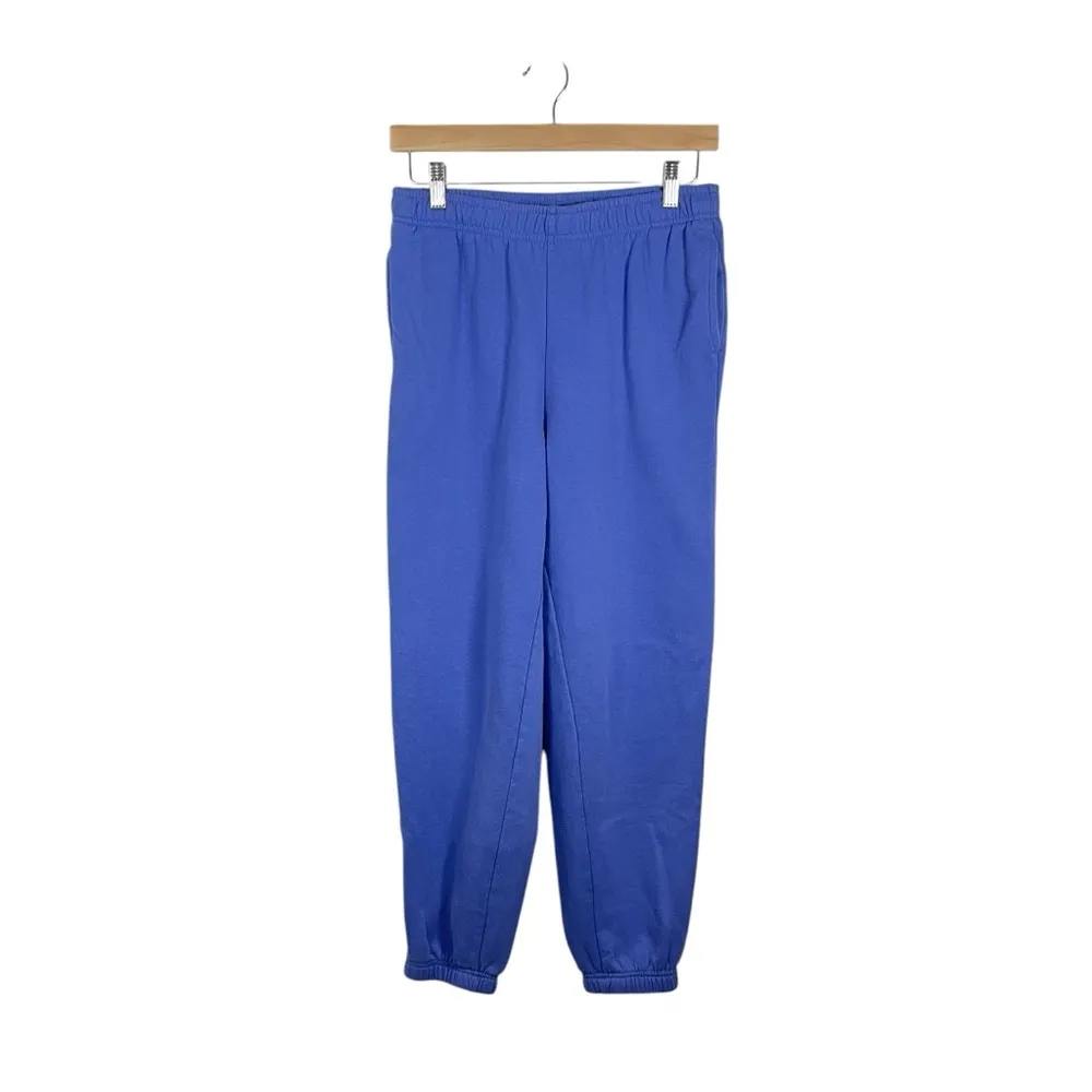 PacSun Women’s Lazy Fleece Sweatpants in Blue/Purple Size S - Image 3