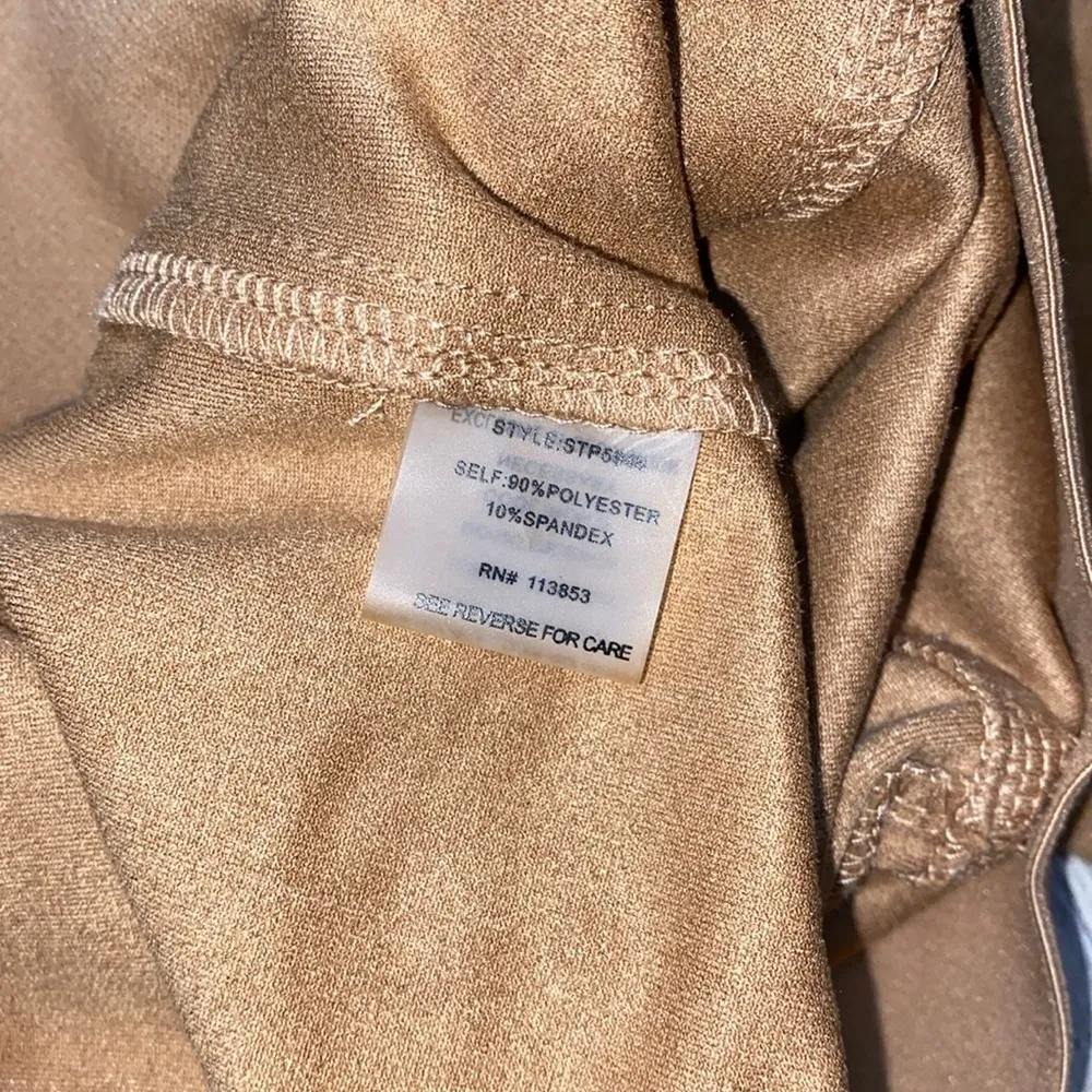 Sugar + Lips caramel color riding pants size small - Image 7