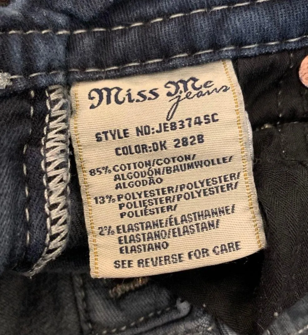 Signature Skinny Crop Jeans Dark Wash 24 - Image 5