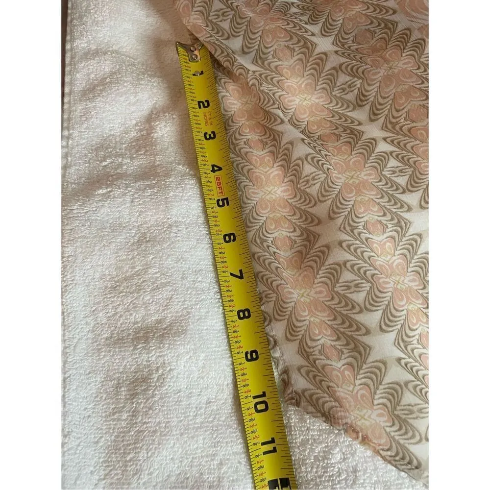 Chicos Sheer Long Sleeve Long Line Tunic Size 4 - Image 4