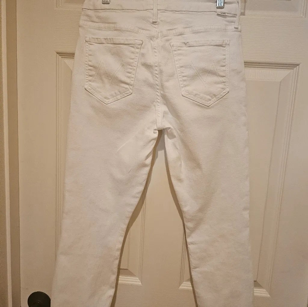 Mother Jeans White Size 27 - Image 11