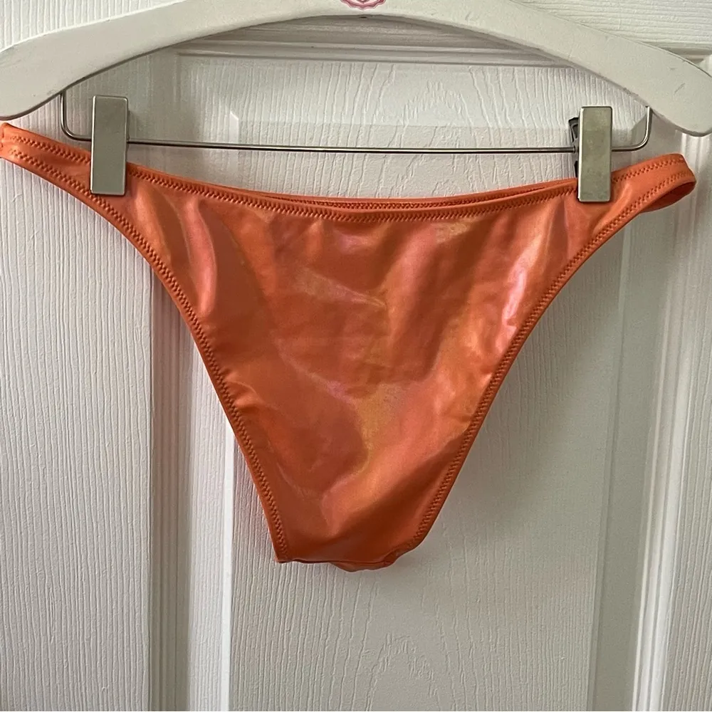 Aerie Shimmer Holographic Orange Bikini - Image 5