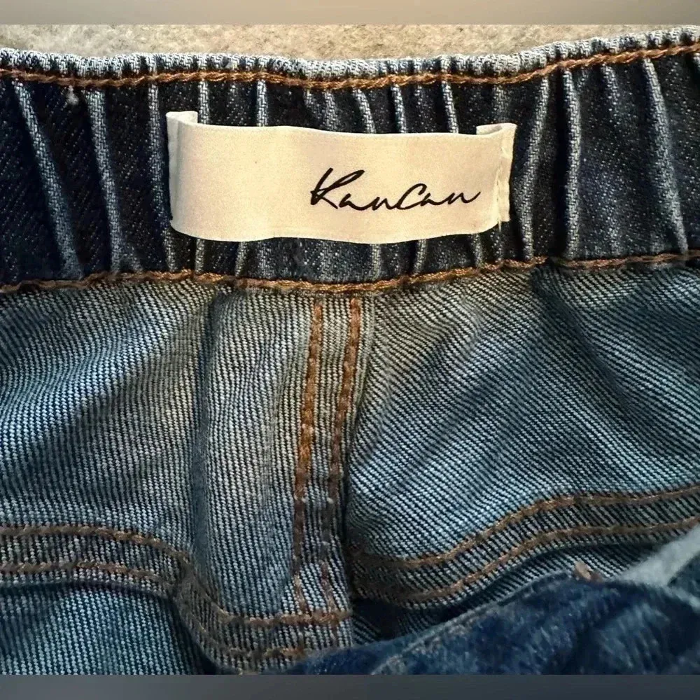 Kancan ruched waist jeans size 3/25 Blue - Image 4