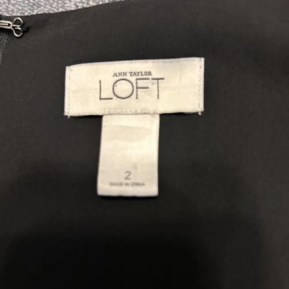 Ann Taylor Loft Black Cocktail Dress with Crystal Embellishments - Image 5