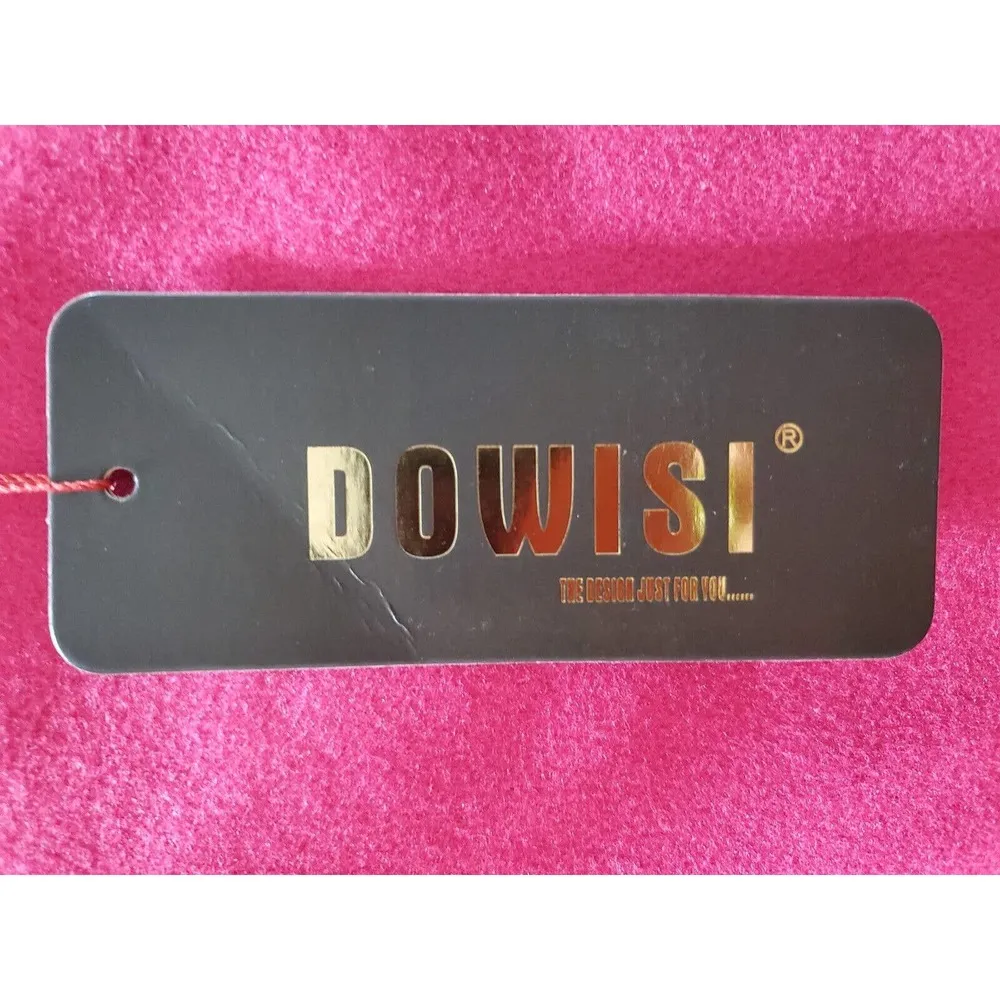 Dowisi Women's Pink Solid Long Sleeve Round Neck Pullover Top Size Medium - Image 5