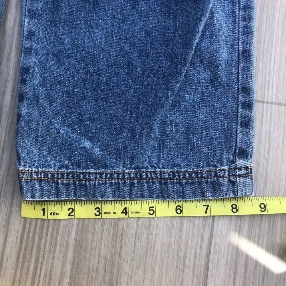 Paperbag Style jeans Size 8 NY&Co Blue - Image 8