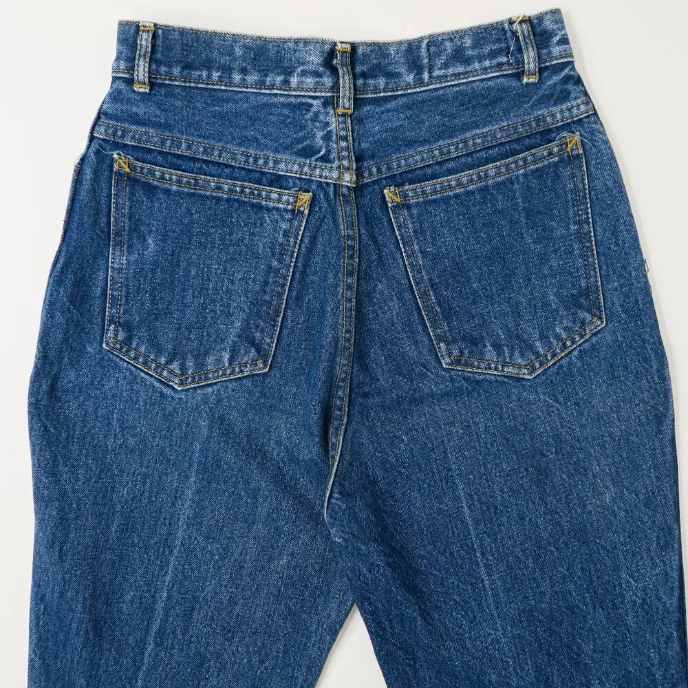 Vintage 80s Rio by Stephen Mardon High Waisted Mom Jeans Blue Size 24 - Image 4