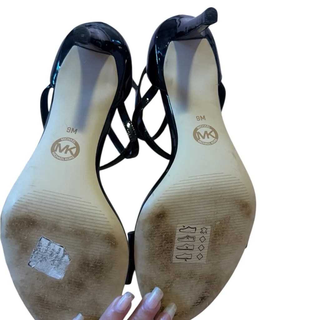 Michael Kors Black Patent Heels - Image 3