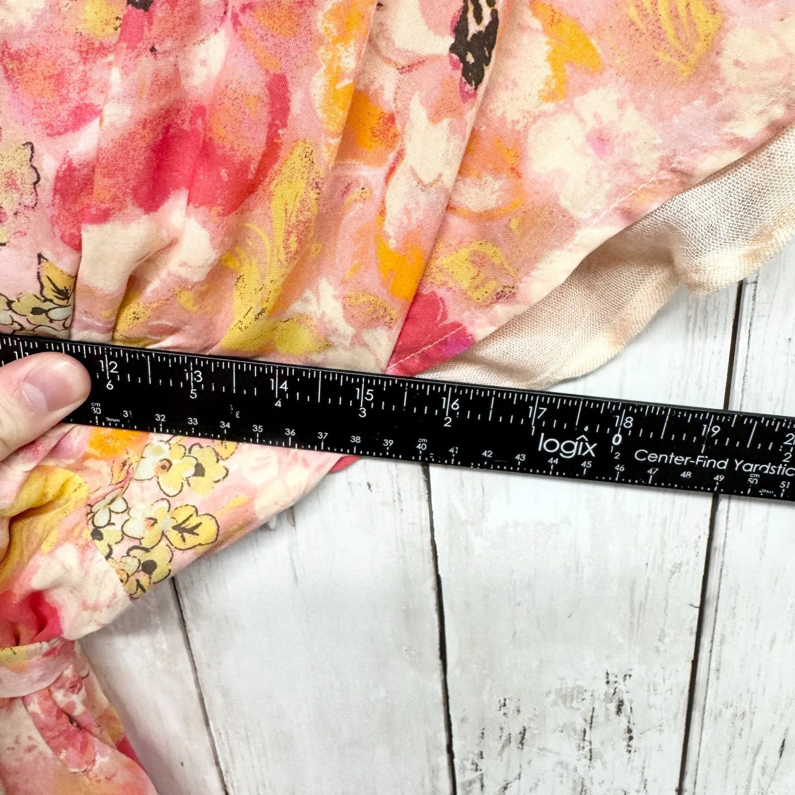 Dress Women Chest 31" Medium Floral V - Image 5